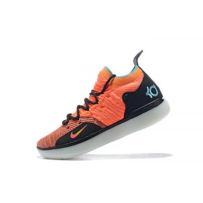 Nike Erkek Kd 11 Turuncu / Siyah / Turkuaz Basketbol Ayakkabısı Türkiye - Y85G5JBY